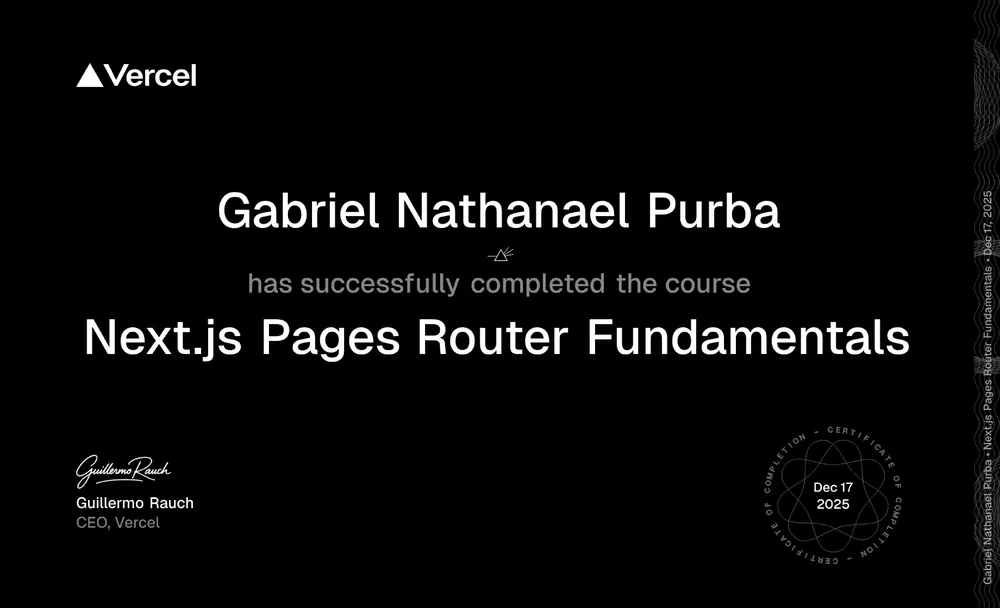 Next.js Pages Router Fundamentals