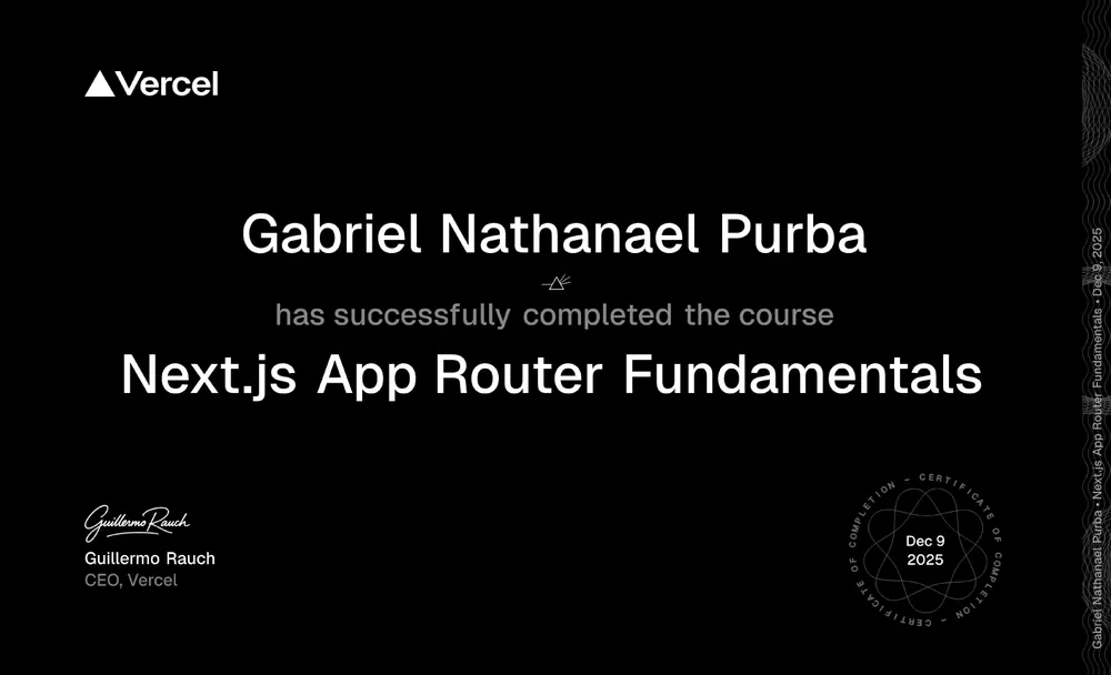 Next.js App Router Fundamentals